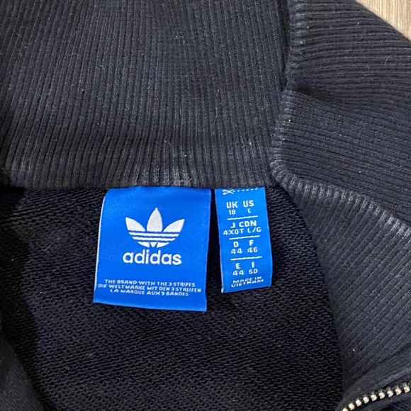 ADIDAS Quarter Zip Sweatshirt - Picture 2 of 2